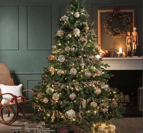 Albero abete natale verde Cervino 230h
