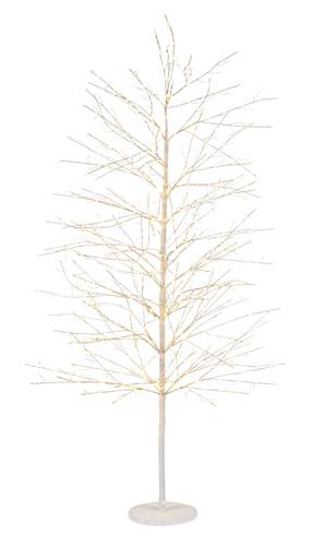 Albero natale rami bianchi 1500 microled 180h