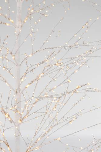 Albero natale rami bianchi 1500 microled 180h