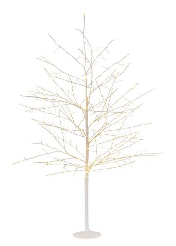 Albero natale rami bianchi 600 microled 120h