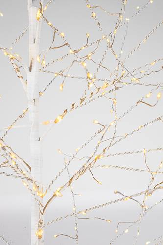 Albero natale rami bianchi 600 microled 120h