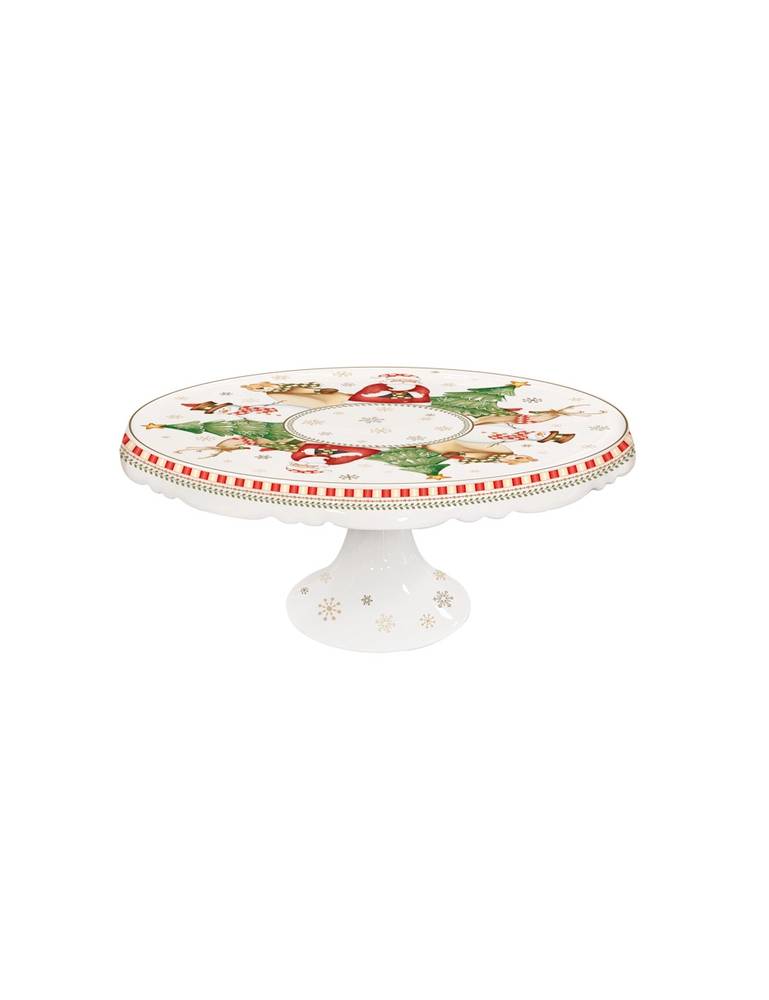 Alzata porta dolci Racconti di Natale porcellana