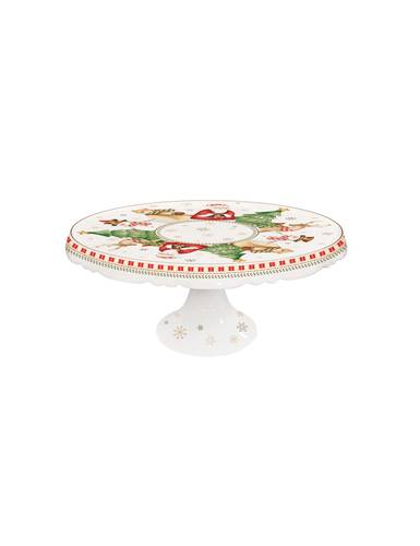 Alzata porta dolci Racconti di Natale porcellana