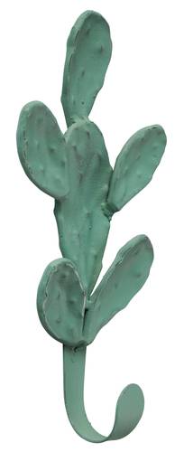 Appendiabiti ghisa cactus verde da parete 1 gancio