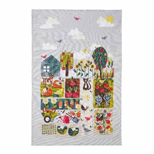 Asciugapiatti cotone gatti nell'orto Home grown