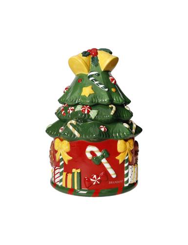Barattolo biscottiera albero di natale 28h