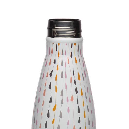 Bottiglia termica acciaio decoro gocce colorate 500ML