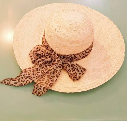 Cappello Di Paglia Da Donna Con Tesa Larga E Fascia Regolabile, Protezione Solare UPF 50+, Stile Gatsby Per Spiaggia E Viaggi, Bianco