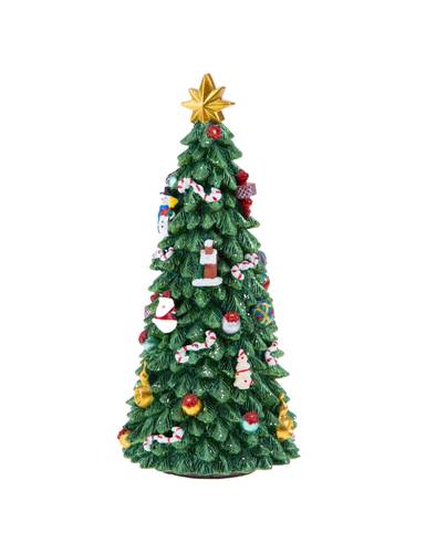 Carillon albero natale slim addobato  21h