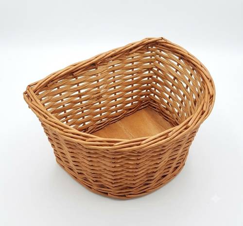 Cesto bici bimbo vimini fondo legno