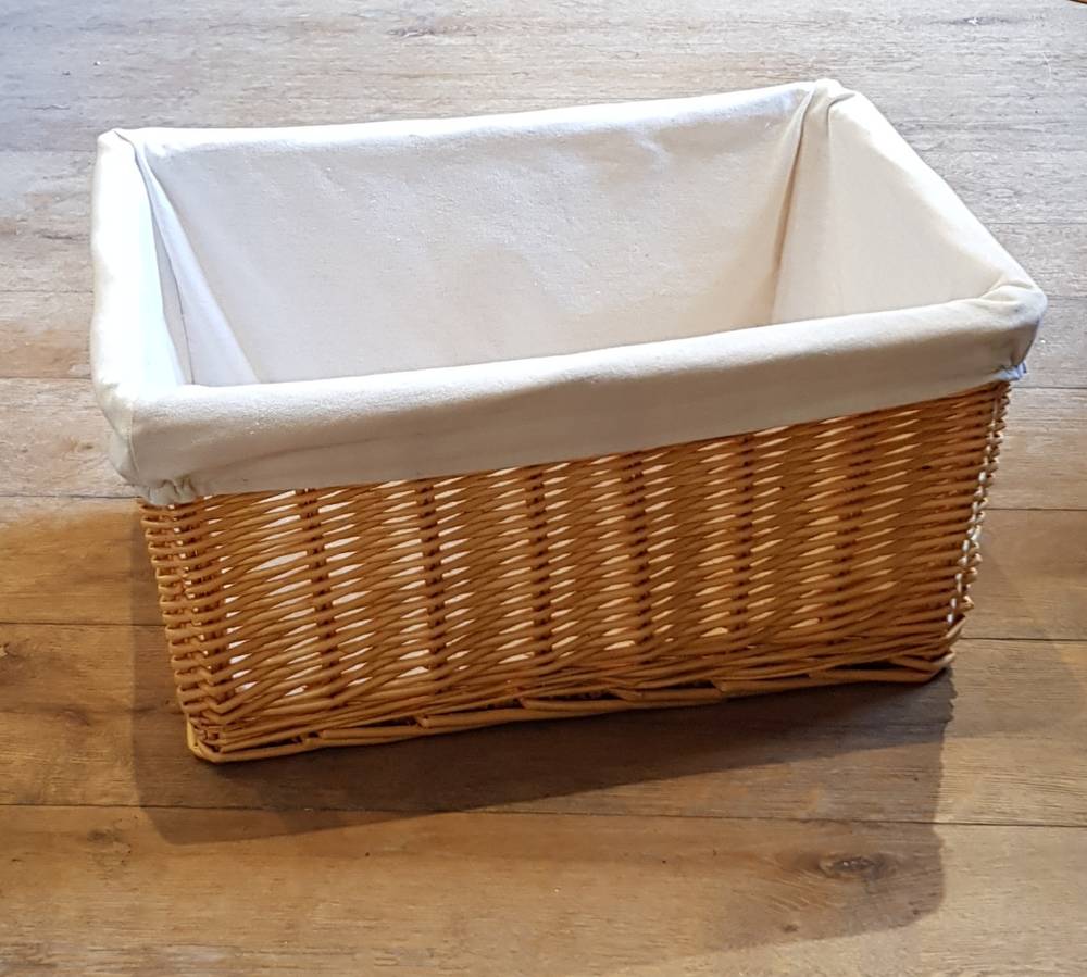 CESTO CESTINO GRANDE Contenitore In Vimini Intrecciato A Mano Vintage