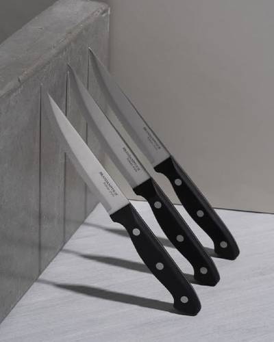 Coltello bistecca 6 pezzi in acciaio inox