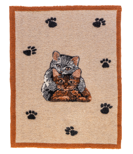 Copertina lana gatti I love Cats 75x100
