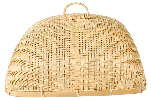 Coprivivande campana bamboo naturale quadrata 35x35