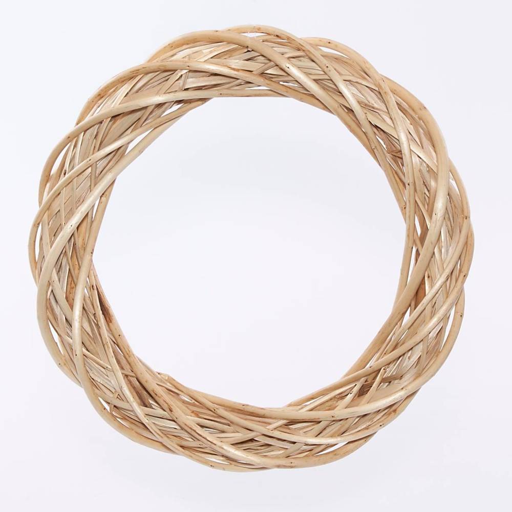 Corona vimini naturale chiaro cm 35x6,5
