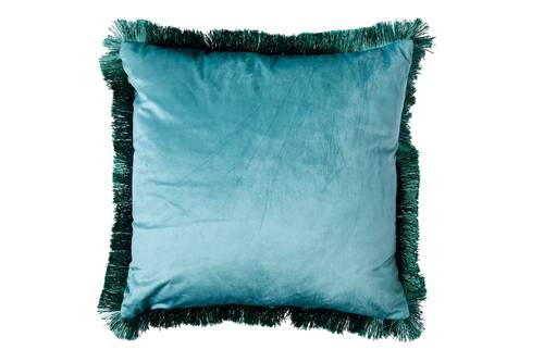 Cuscino Butterfly palme tropicali fondo turchese 45x45