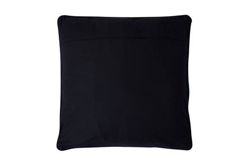 Cuscino Embroidery gatto ricamato colorato sfondo giallo 50x50