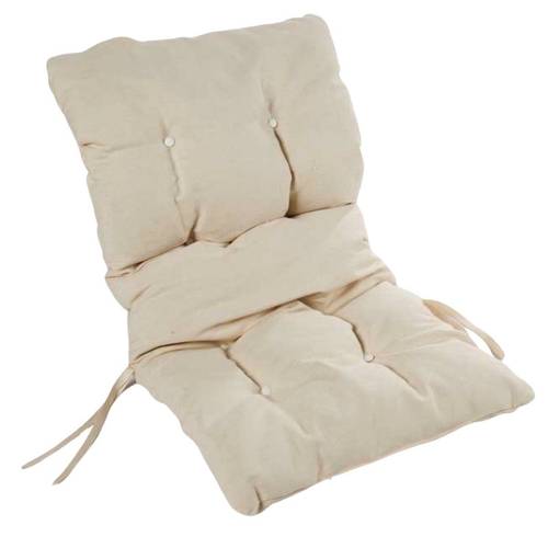 Cuscino rettangolare imbottito ecru 50x115