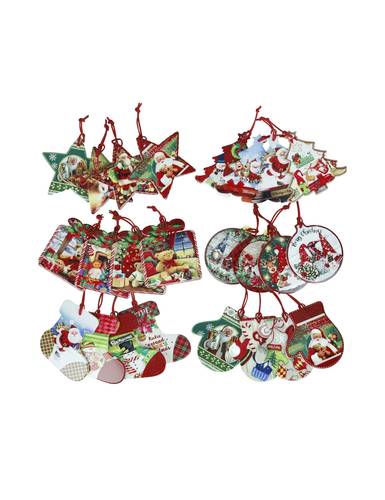 Decoration Christmas ceramica sottobicchiere soggetti natalizi