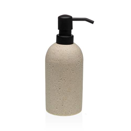 Dispenser sapone liquido beige effetto pietra