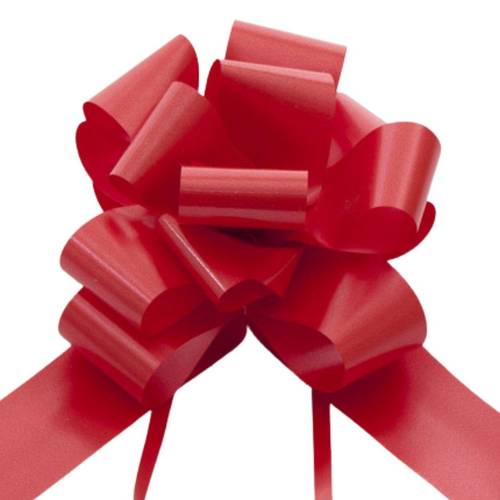 Fiocco rapido coccarda rossa 5 cm