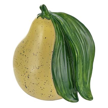 Frutto porcellana colorata Pera
