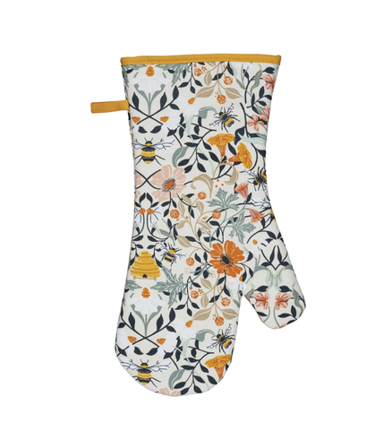 Guanto cucina cotone api e fiori Bee Bloom