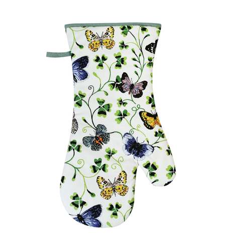 Guanto cucina cotone farfalle colorate Butterfly Grove