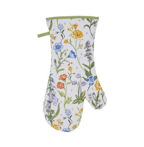 Guanto cucina cotone fiori Cottage Garden