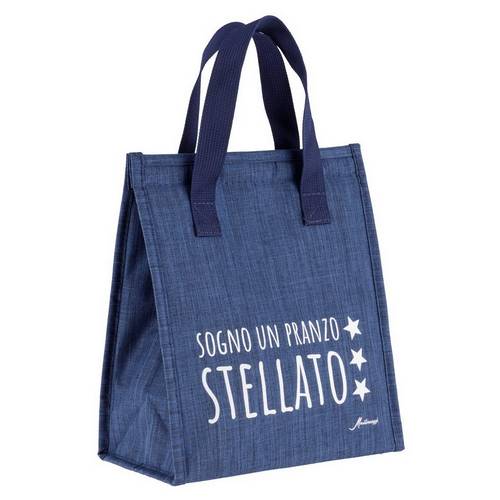 Lunch box termica blu sogno un pranzo stellato
