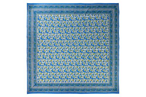 Mezzero telo arredo Salento fiori azzurri 270x270
