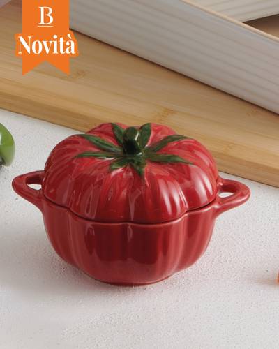 Mini cocotte pomodoro rosso stoneweare cm 16,5