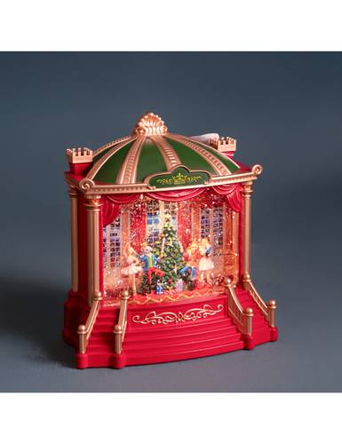 Palcoscenico di Natale giostrina con musica e luci led