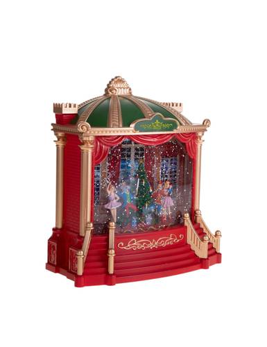 Palcoscenico di Natale giostrina con musica e luci led