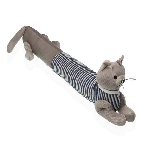 Paraspifferi gatto beige maglia righe blu 73cm