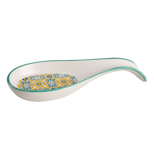 Cucchiaio in ceramica, supporto per cucina, piano cottura, tavolo da pranzo, stile moderno, grande, blu