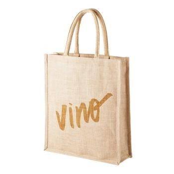 Portabottiglie borsina iuta Vino 3 posti