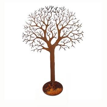 Sagoma albero della vita ferro ruggine da esterno 75h