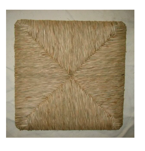 Sedile ricambio sgabello vera paglia 33x33