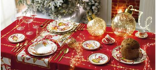 Servizio piatti natale Gioco di Luci 18 pezzi