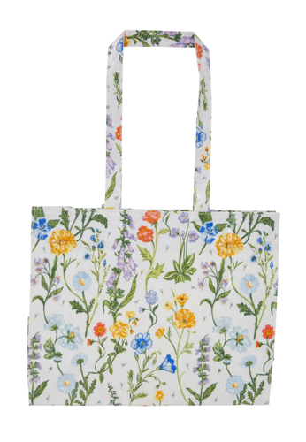 Shopping bag Fiori Cottage Garden pvc medium manici lunghi