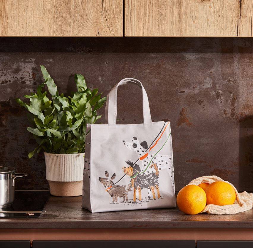 Shopping bag pvc small cani al guinzaglio Dog Days Ulster Weavers