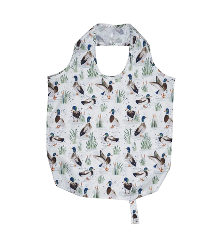 Shopping bag pieghevole anatre FarmHouse Ducks