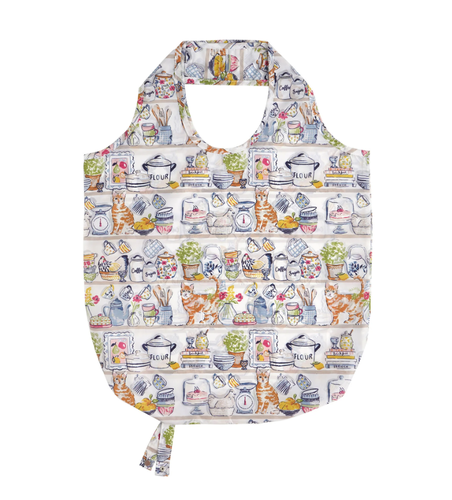 Shopping bag pieghevole gatti in cucina Pantry Cats