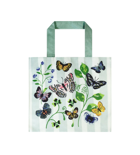 Shopping bag pvc small farfalle colorate Butterfly Grow