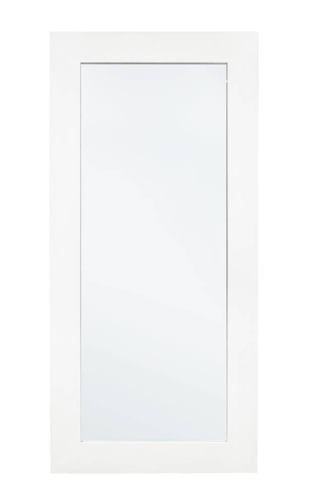 Specchio legno bianco cornice liscia 82x172