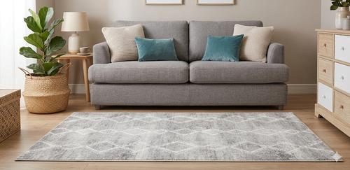 Tappeto Genio design geometria grigio 160x230