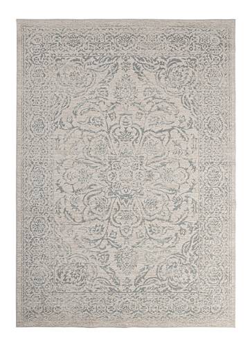 Tappeto arredo vintage crema azzurro 200x290