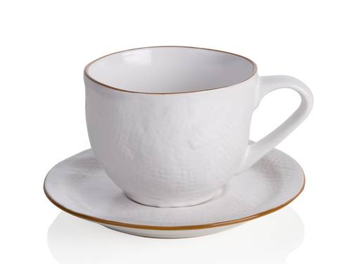 Tazza cappuccio bianca porcellana collezione mediterraneo