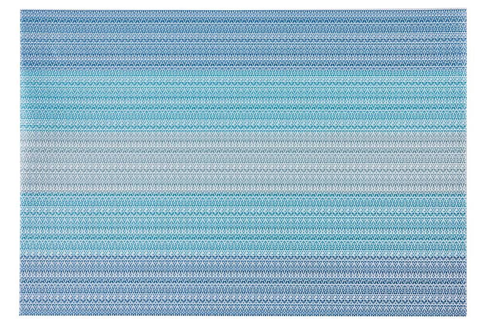 Tovaglietta americana intreccio pvc azzurro sfumato set 4 pezzi